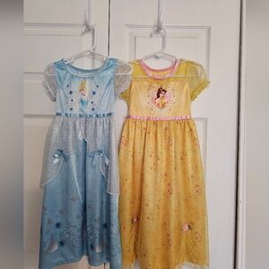 Disney Princess Nightgowns EUC sz 3t